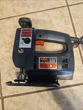 Vintage Skil 4355 Jigsaw 3 Amp 0-3200 SPM Variable Speed Jig Saw Tested